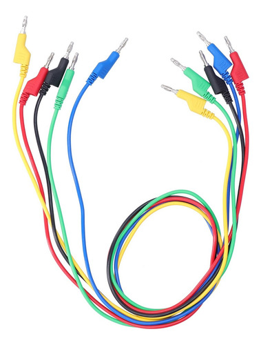 J70054 Doble Linterna Conector Banana Cable De Prueba Seguro