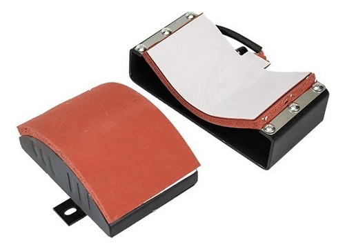Prensa sublimadora manual Nagano NMS80 branca e vermelhna