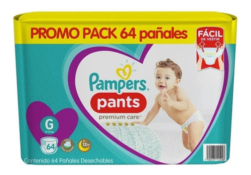 Imagen 6 de 10 de 1 Paquete De Pañales Pampers Pants Todas Las Tallas