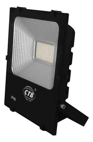 Refletor Preto Led Ip66 20w Bivolt Verde Cor da carcaça Acabamento Preto 110V/220V