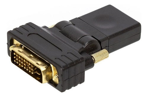 Adaptador Dvi-d Macho Para Hdmi Fêmea 360°