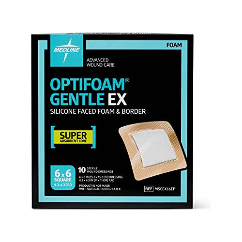 Apósito De Espuma Adhesiva Borde Optifoam Gentle Ex, 6...