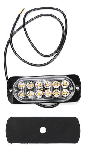 Luz Estroboscópica De Emergencia Ultradelgada De 12 Led Para