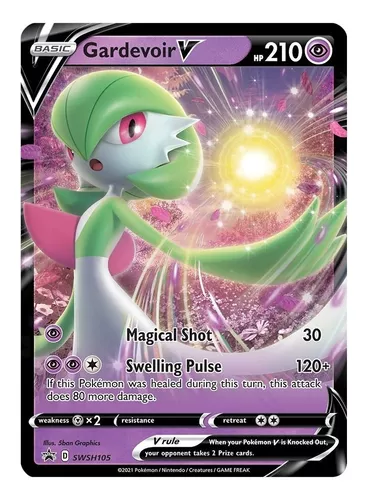 Pokémon Deck Gardevoir V Ee6 - Reinado Arrepiante - Copag