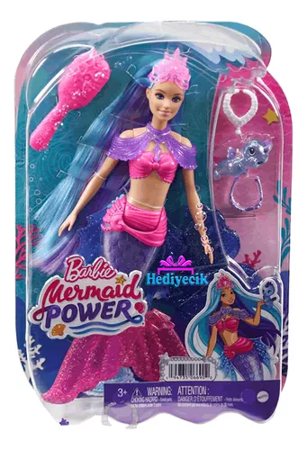 Boneca com Acessórios - Barbie Mermaid Power - Sereia Malibu - Mattel