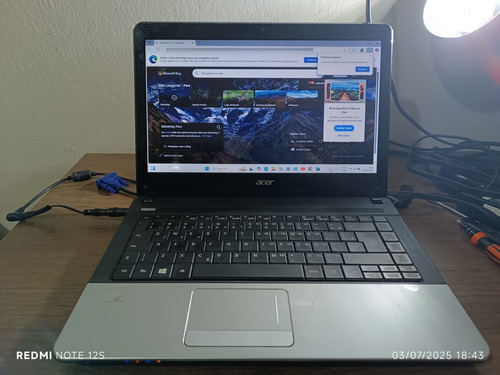 Notebook Acer Aspire 1 - E1-421 8 Gb De Memória E Hd 1000 Gb Cinza (Usado)