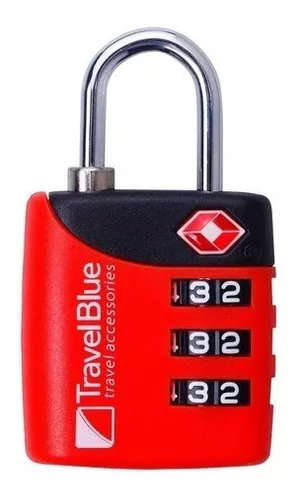 1 candado TSA – Paquete de 1, 2, 3, 4, 5, 6 candado de combinación de viaje  con cable de seguridad de 3 diales para maleta, equipaje, bolsa, candado