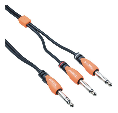 Cable Plug Estereo A 2 Plug Mono 1,8 M Bespeco Slys2j180 Nnv