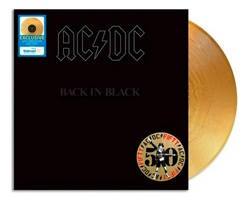 Ac/dc - Back In Black (lp Color Vinyl 50th) Sony