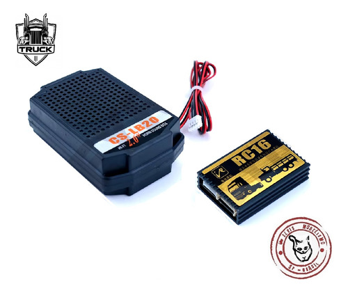 Sistema Luz E Som P/ Truckmodelismo 1/14 Kit Cs-lb20 / Rc16