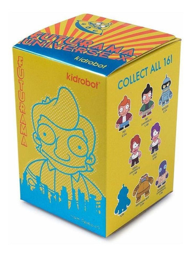 Kidrobot- Futurama Universo X Random Mini Figura Ciegos Box 