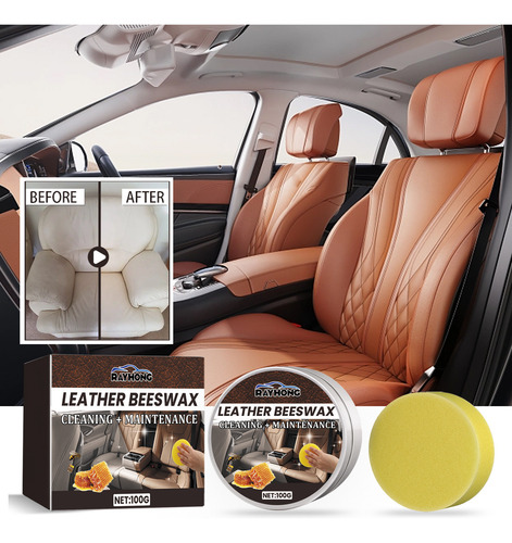 R Leather 7008, Crema Acondicionadora, Para Sofá, Asiento De