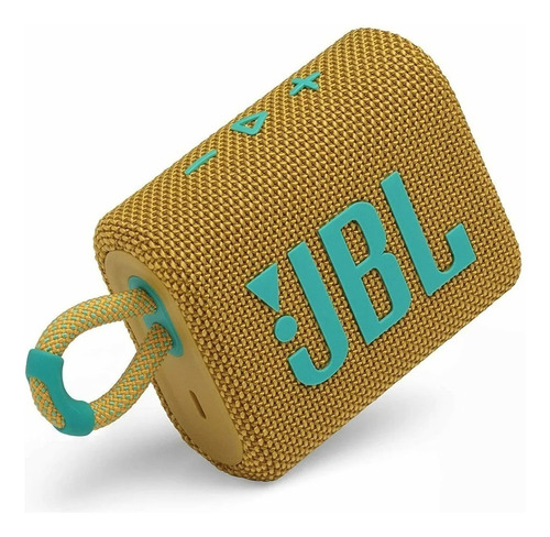 Parlante JBL Go 3 portátil con bluetooth waterproof  yellow