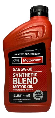 Aceite Motorcraft 5w30 Semisintetico 946ml