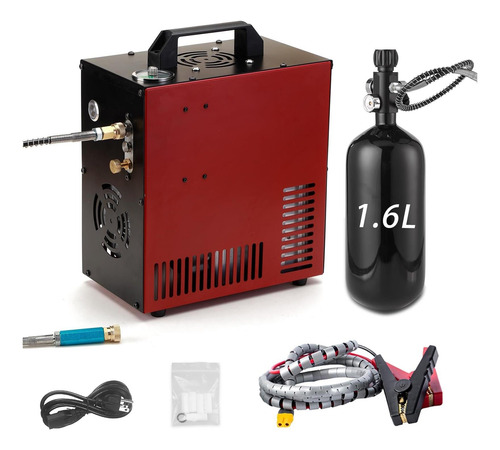 Compresor De Aire Pcp De Orcair Thunder 4500psi, Rellenando