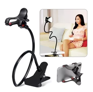 Soporte Para Celular Brazo Flexible Y Pinza 360 Grados