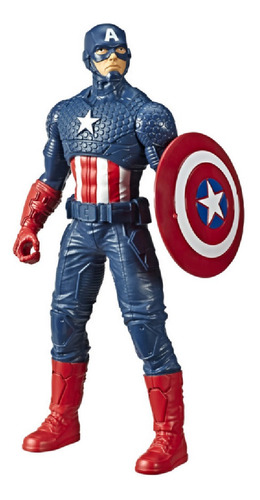 Brinquedo Marvel Capitão América Com Escudo Da Hasbro E5579