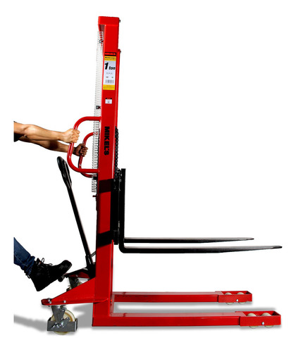 Mikel´s Mha-1000 Montacargas Hidraulico Ancho Manual 1 T
