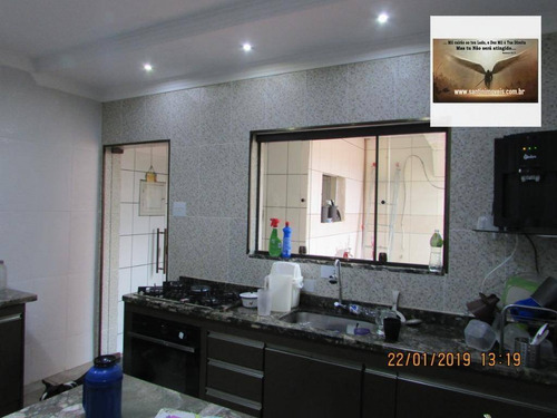 Imagem 2 de 30 de Sobrado Com 3 Dormitórios,04 Vagas De Garagem À Venda, 120 M² Por R$ 480.000 - Vila Linda - Santo André/sp - So0231
