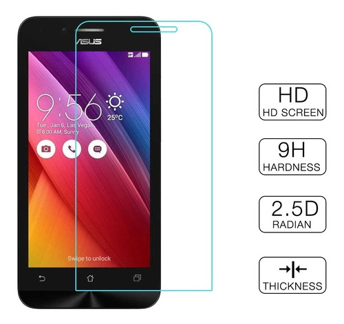 Vidrio Templado Resistente 9h Para Zenfone Go Zb500kl