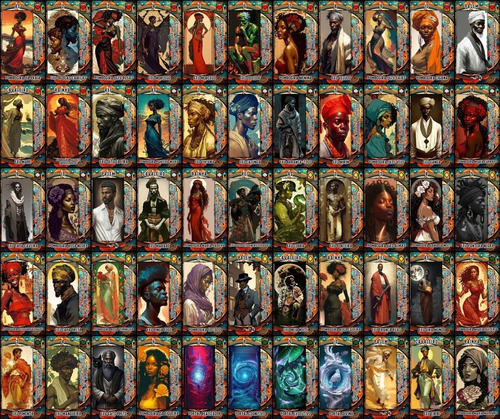 Tarot Dos Guardiões Com Significados. 56 Cartas