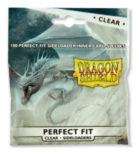 Dragon Shield Sleeves: Perfect Fit Sideloaders- Clear (100)