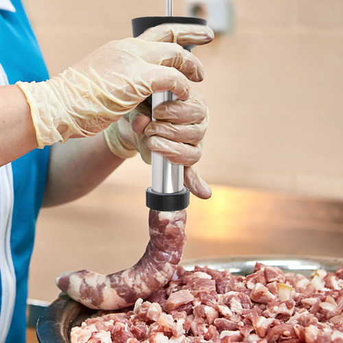Máquina Manual De Enema De Salchichas Con Chorizo