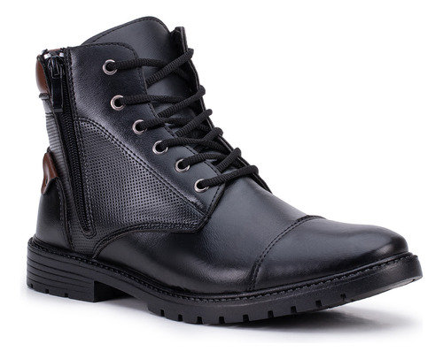Kit Botas Masculina Adven.premium Zíper + Palmilha R: B T P