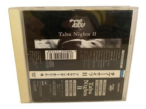 Various  Tabu Nights 2 Cd Jap Obi Usado