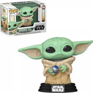 Figura de acción Grogu With armor 68650 de Funko Pop!