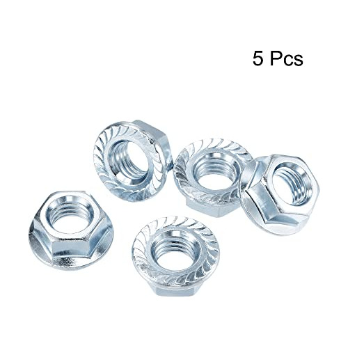Tuercas Hexagonales Con Brida Dentada 5/8puLG-11, Acero Al C