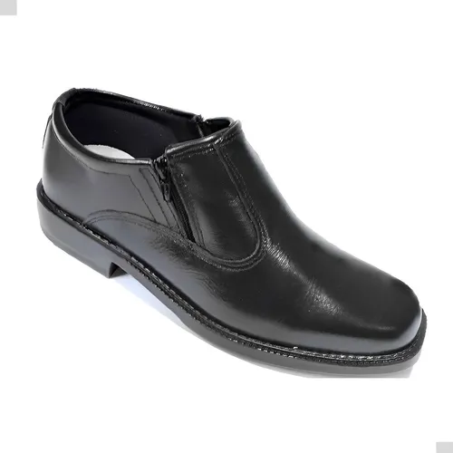 comprar Bota Cano Baixo Curto Cor Preta Com Ziper Solado Costurado 
