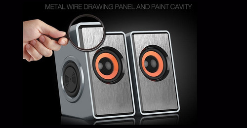 Imagen 2 de 6 de Parlantes 2,0 Usb Pc Eclipse Excelente Calidad De Sonido