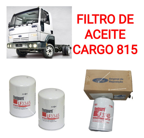 Filtro De Aceite Cargo 815 Original Lf-3345