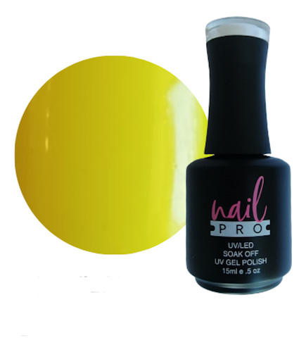 Smalte Permanente Nail Pro 091 Amarillo Excelente Calidad ¡¡