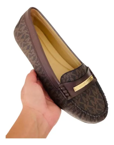 Flats Michael Kors Original Balerinas Mocasines Cafe Mujer Env o