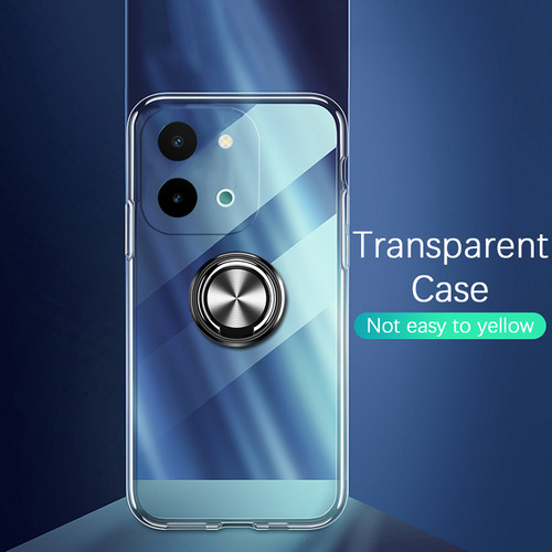 Funda Para Vivo Y28 Transparente Anillo+mica