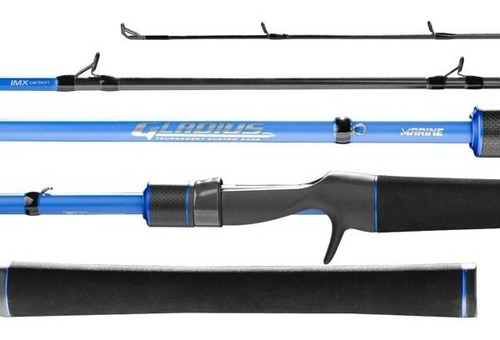 Caña De Baitcasting Gladius 1,83 Mt 15-20 Lbs Marine Sports!