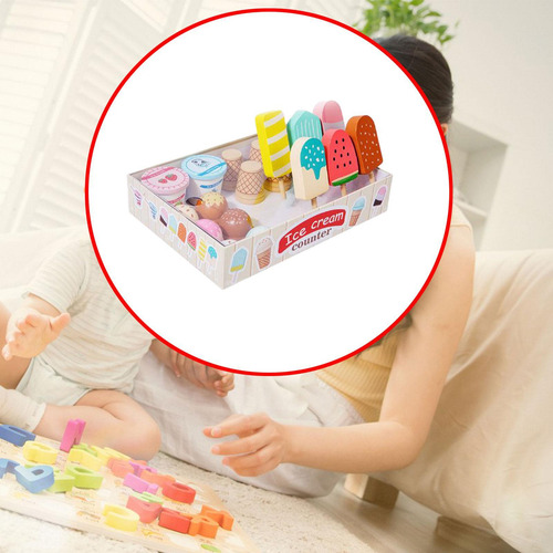 Juguetes De Madera Para Caja De Almacenamiento Individual