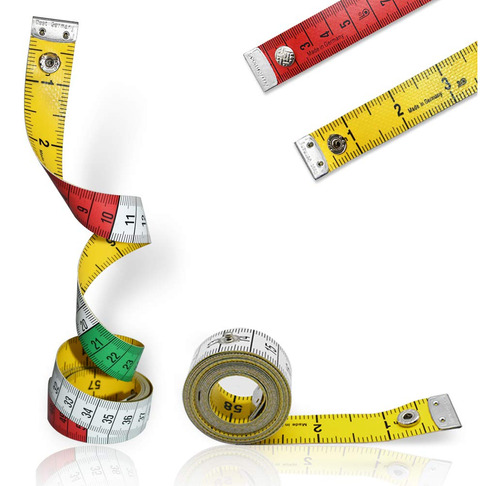 Cinta Metrica Suave Doble Escala 59.1 In Para Costura Cuerpo