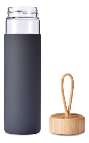 Yomious Botella De Agua De Vidrio De Borosilicato De 20 Onza