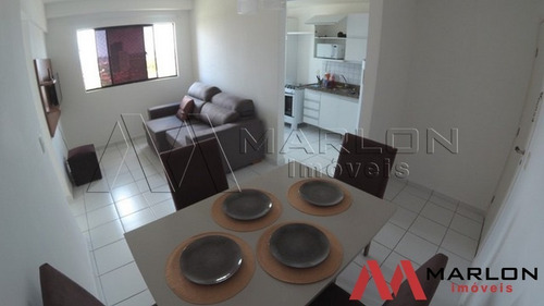 Imagem 5 de 13 de Apartamento Ecogarden Para Locação, 2 Quartos, 46m² - Ponta Negra - Aa00496