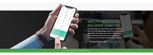 PRIMECOM.TECH - Estación de carga inteligente para el hogar de vehículos  eléctricos de nivel 2 de 50 amperios de 220 voltios para Tesla y todas las