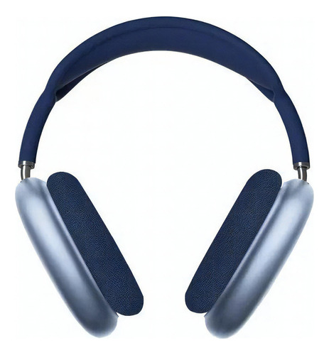 Auriculares Bluetooth Plegables Para Subwoofer AirPods Max, Color Azul Color De La Luz Azul