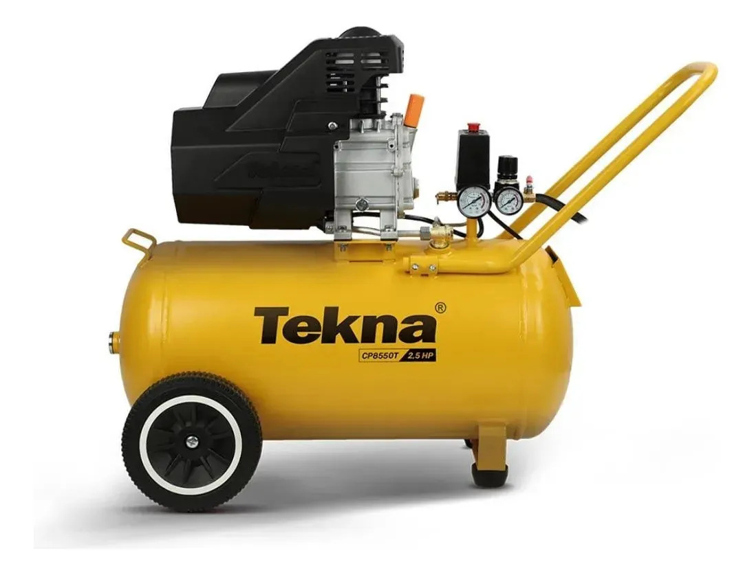 Compressor De Ar Cp8550t 2,5hp 8 Pés 43 Litros Com Kit De Acessórios Tekna