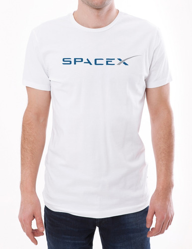 Remera Hombre Algodón Estampado - Spacex