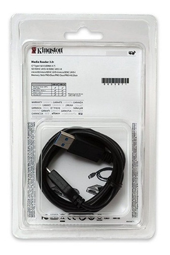 Imagem 5 de 6 de Leitor Cartão Micro Sd Kingston Usb 3.0 Media Reader Externo