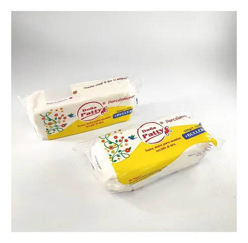 Set De Masa Porcelanicrón Blanca X 2 Unds + Herramientas.