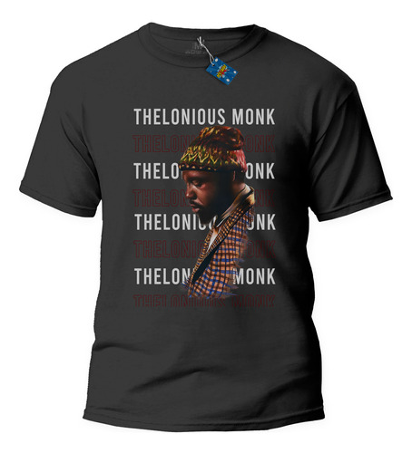 Remera Thelonious Monk 100% Algodon Todos Los Talles