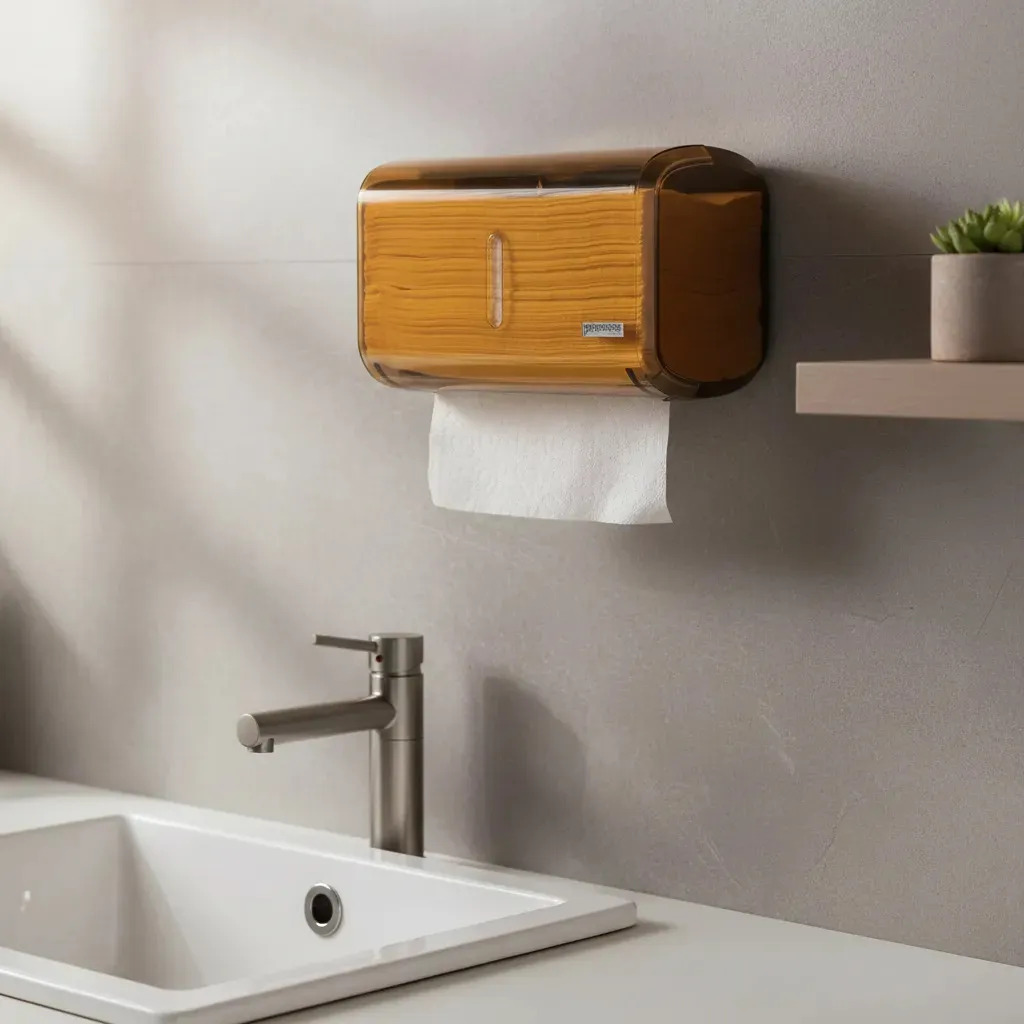 Dispenser Suporte De Papel Toalha Interfolha Marrom Premisse